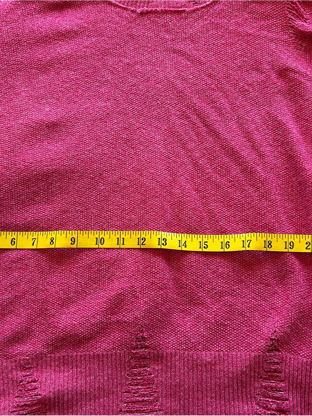 Frayed Jeans Distressed Crewneck Sweater - Women - Picture 8 of 9